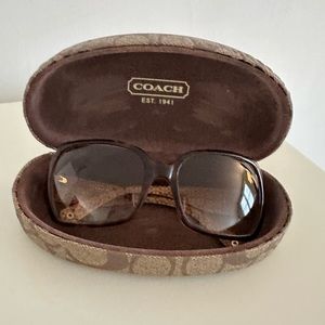 Coach Alicia Sunglasses Brown Tortoise